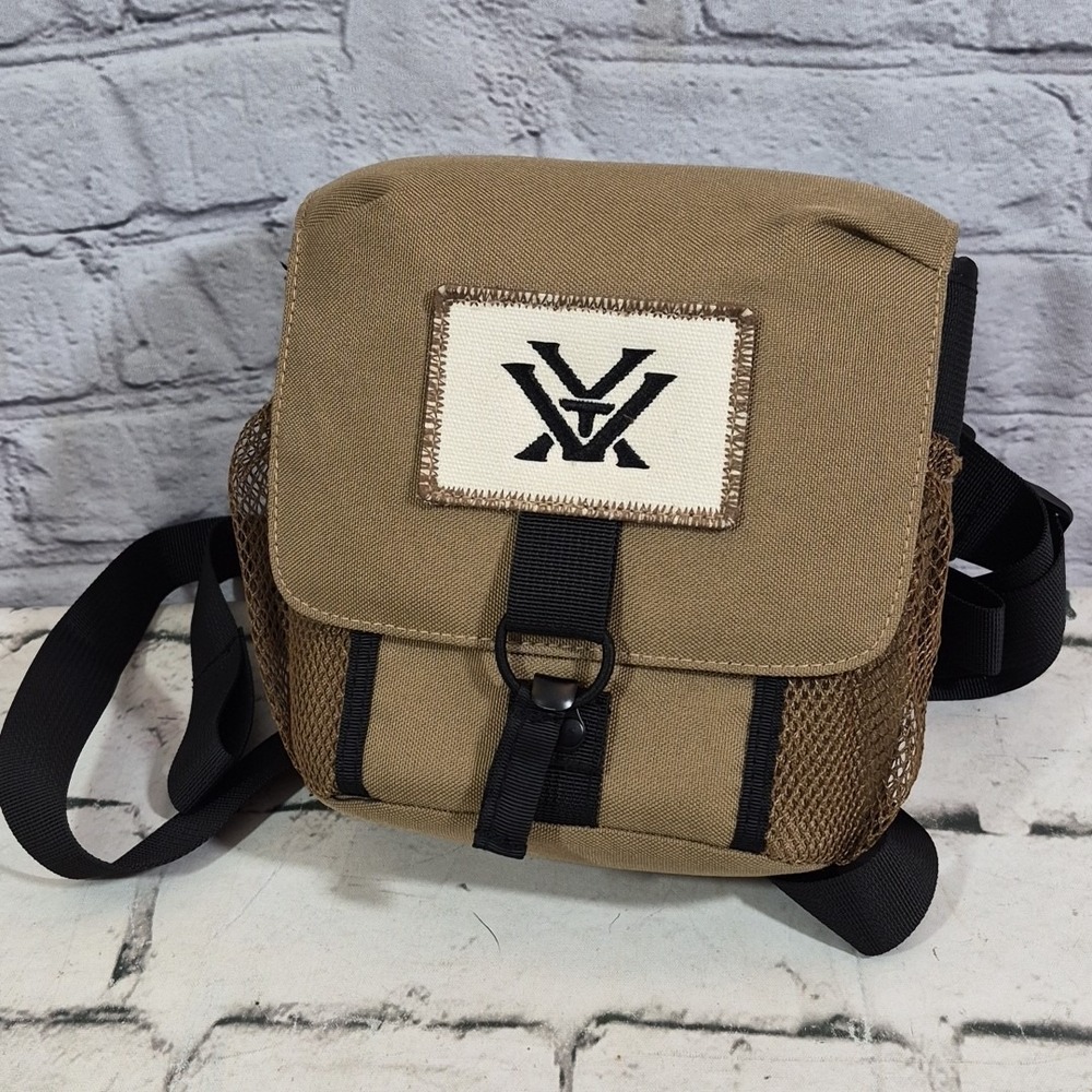 Vortex Glasspak Sport Binocular Harness Coyote‎ Brown Bag Case P400 W/Straps